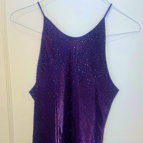 SOLD 90’s Vintage Jessica Vampy Gothic Prom Dress - Picture 4 of 8